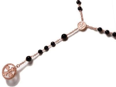 Collana Tuum Donna Rosario in Argento Onice ROSM009N0DR - ROSM009N0DR